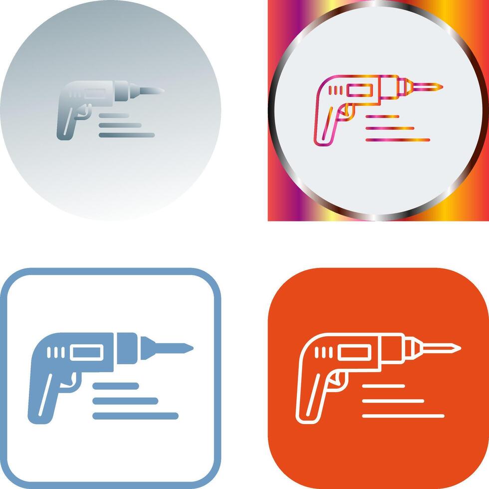 Drill Icon Design vector