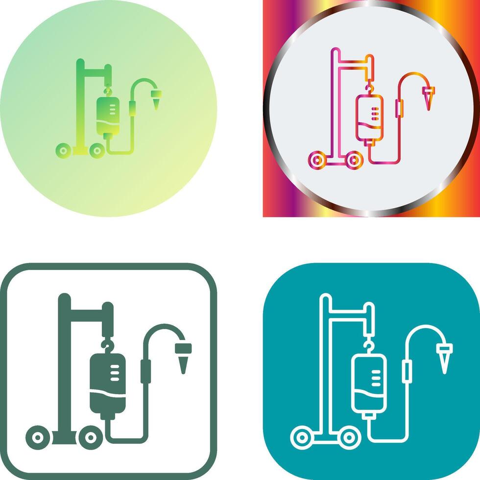 Intravenous Icon Design vector
