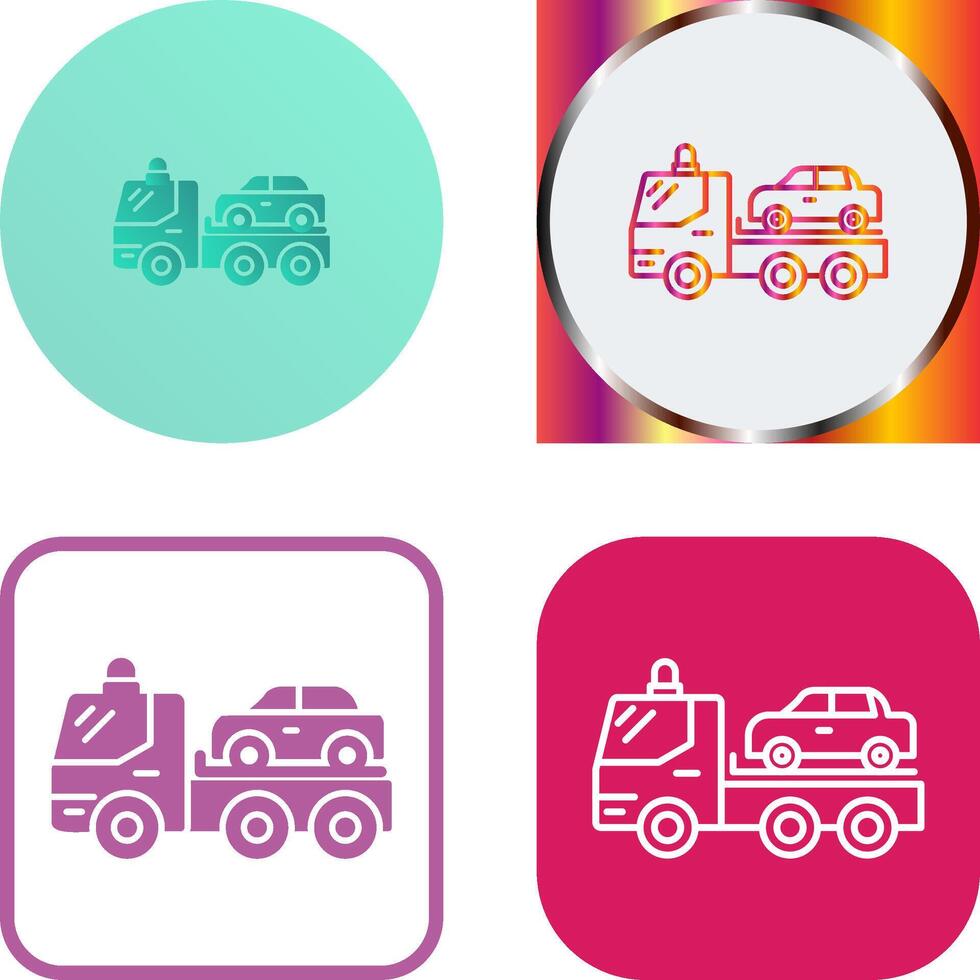 Tow Truck Icon Design vector
