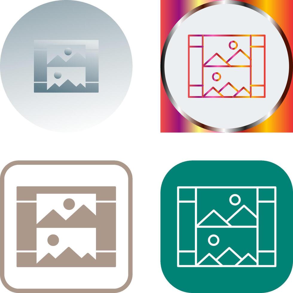 Gallery Icon Design vector