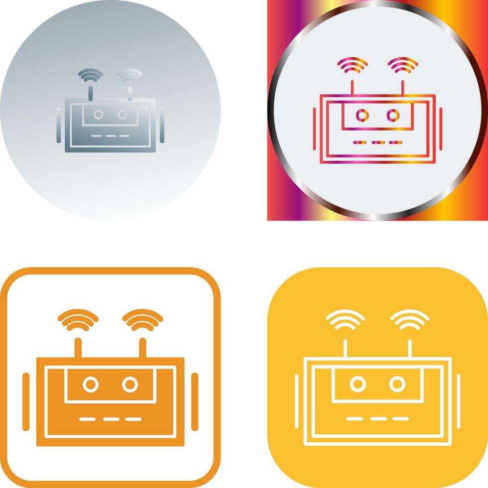 Router Icon Design vector
