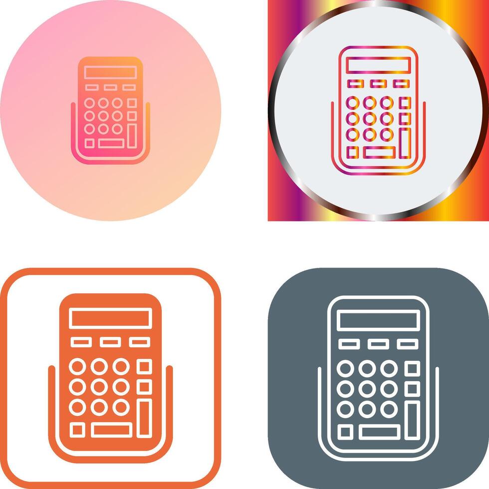 Calculator Icon Design vector