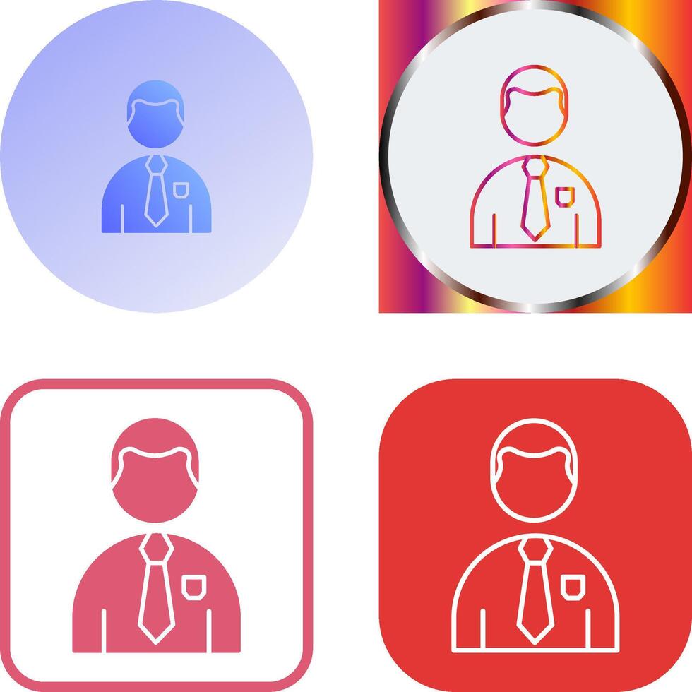Employee Icon Design vector