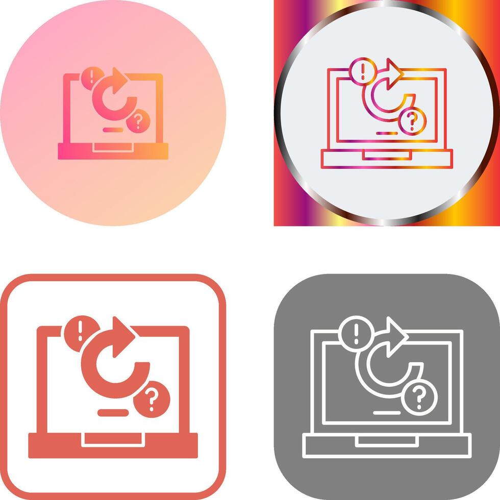 Problem solving Icon Design vector