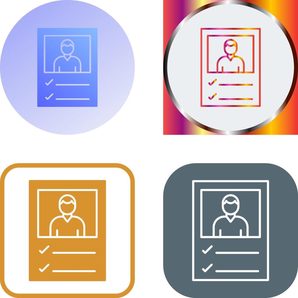Ballot Icon Design vector