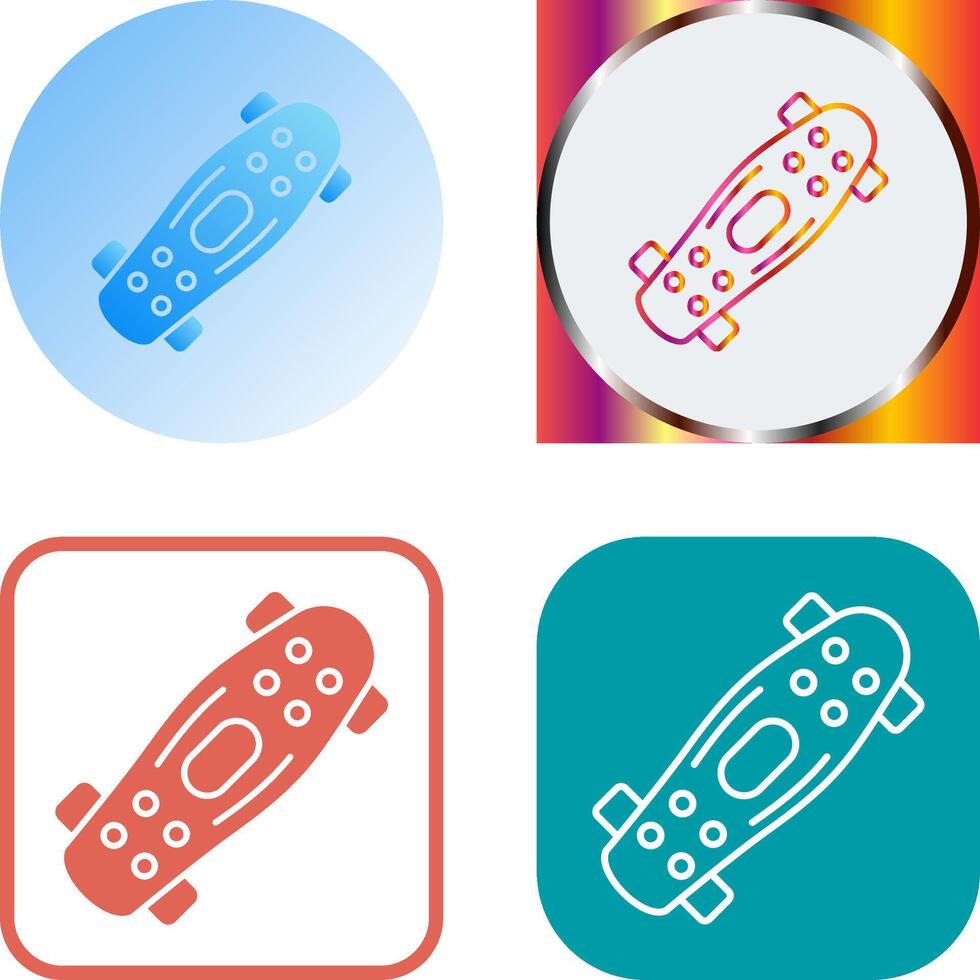 Skateboard Icon Design vector