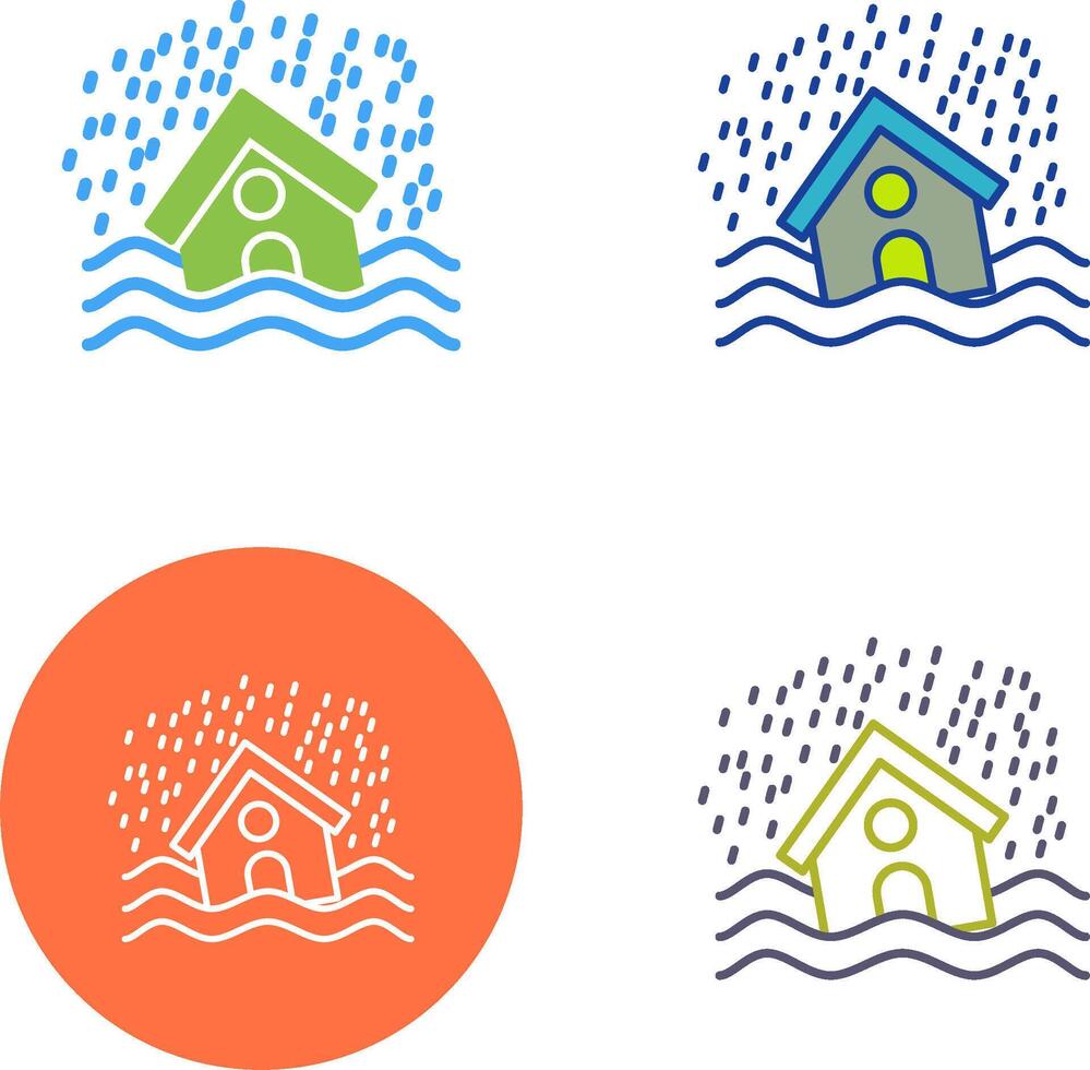 Disaster Icon Design vector