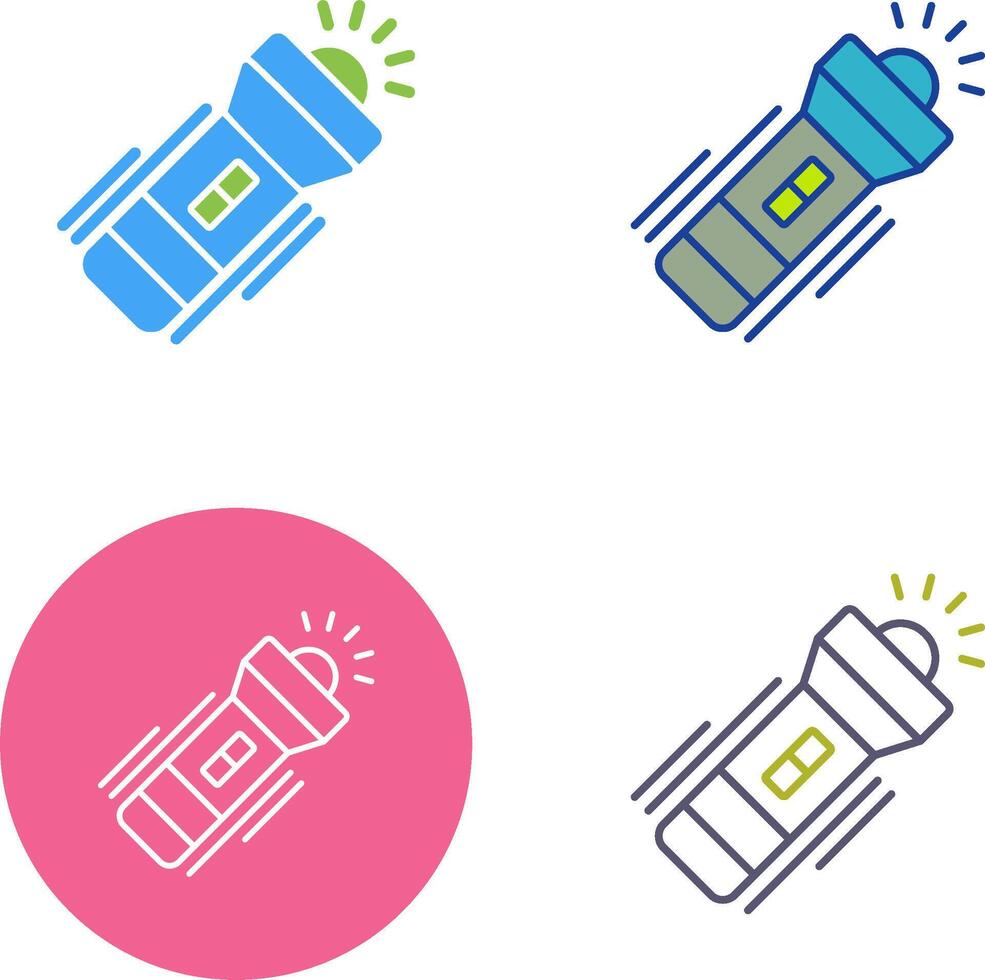 Flashlight Icon Design vector