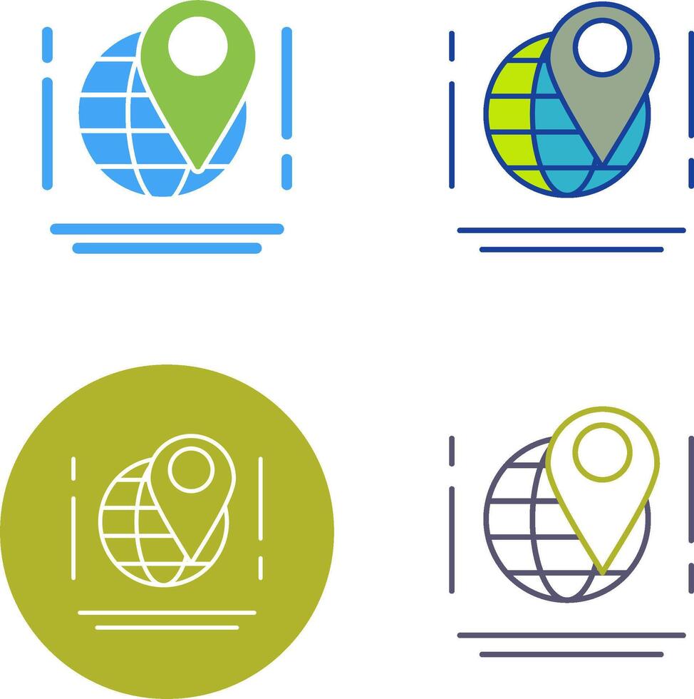 Map Icon Design vector