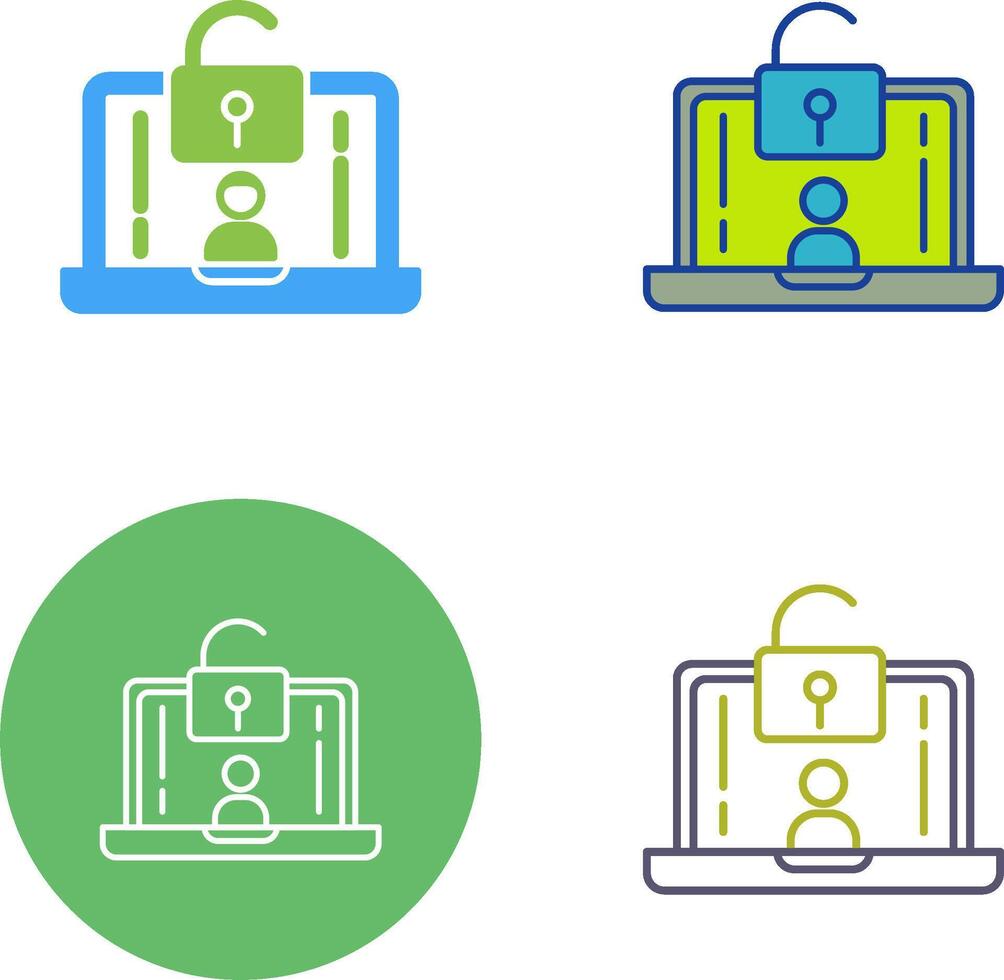 Access Icon Design vector