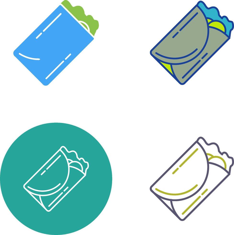 Kebab Icon Design vector