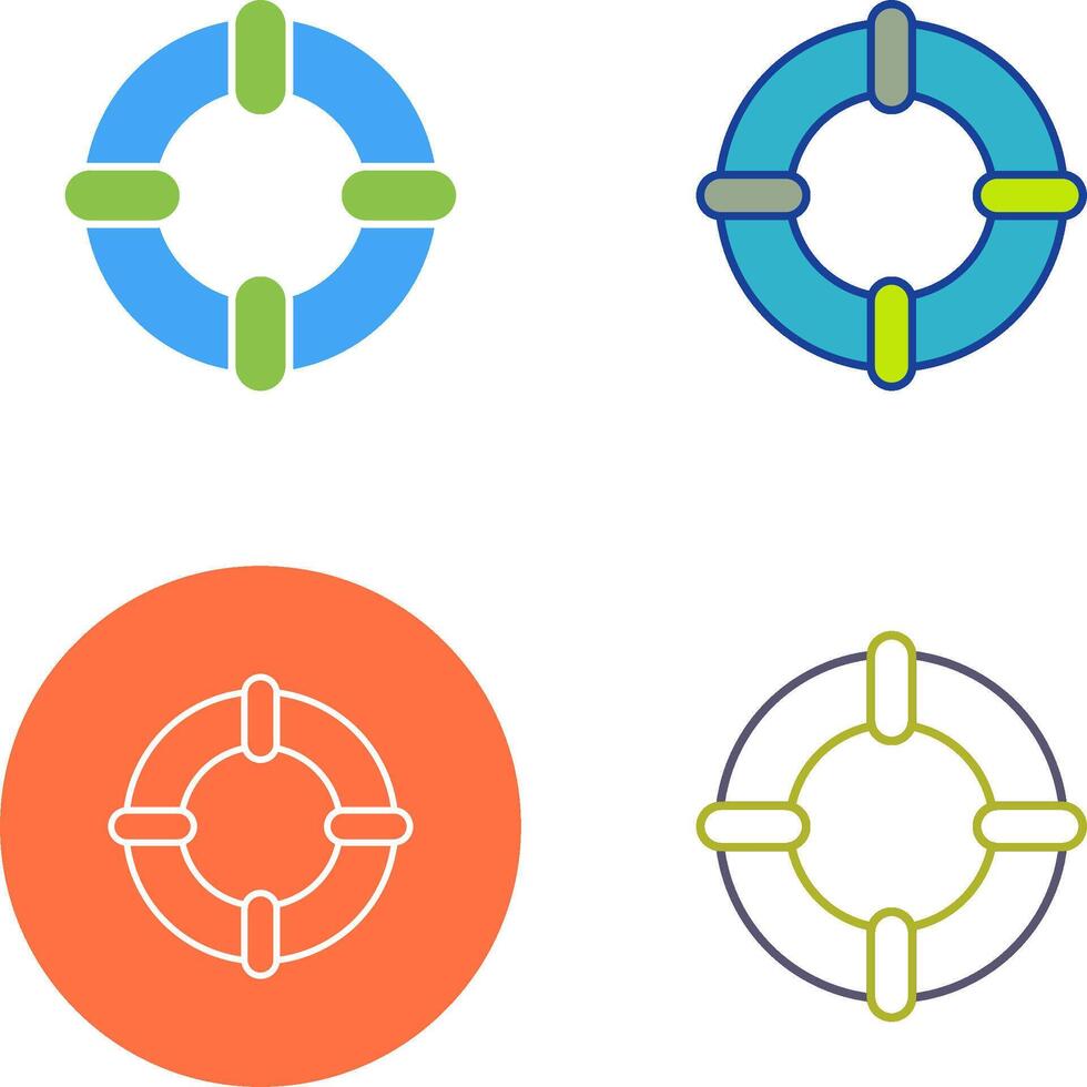 Life Saver Icon Design vector