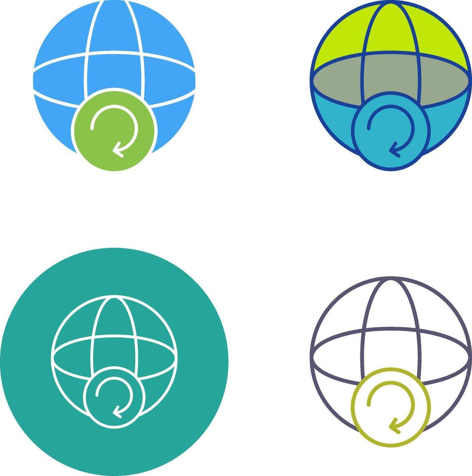 Earth Icon Design vector