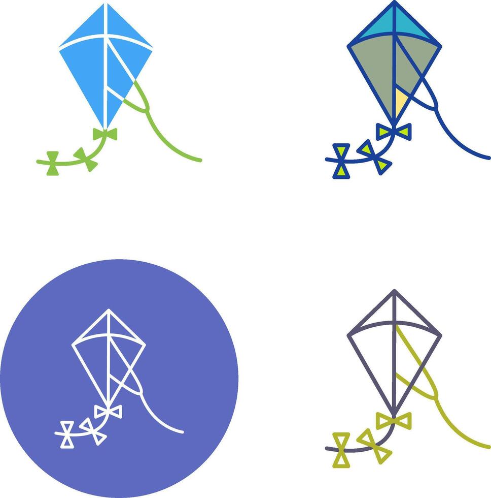 Kite Icon Design vector