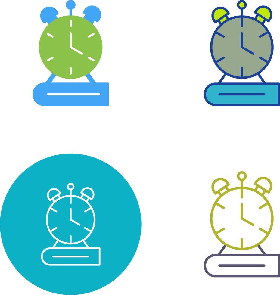 Alarm Clock Icon Design vector
