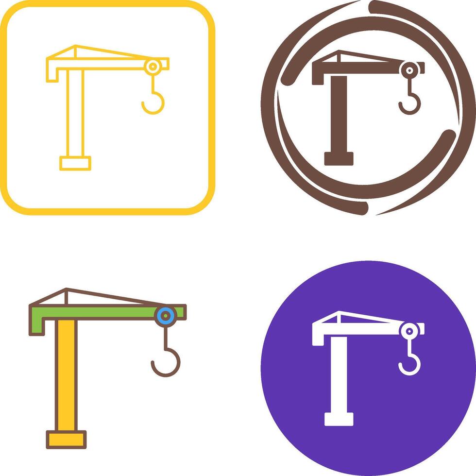 Crane Icon Design vector