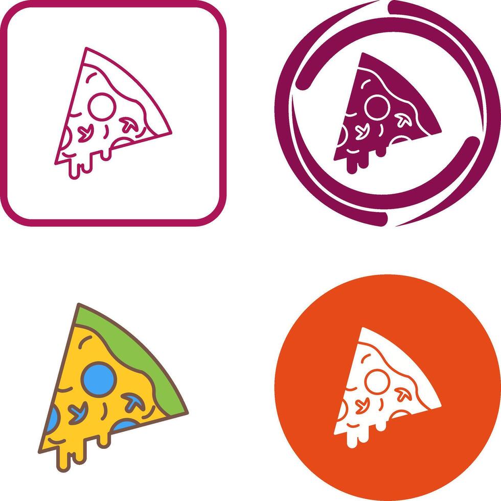 Pizza Icon Design vector