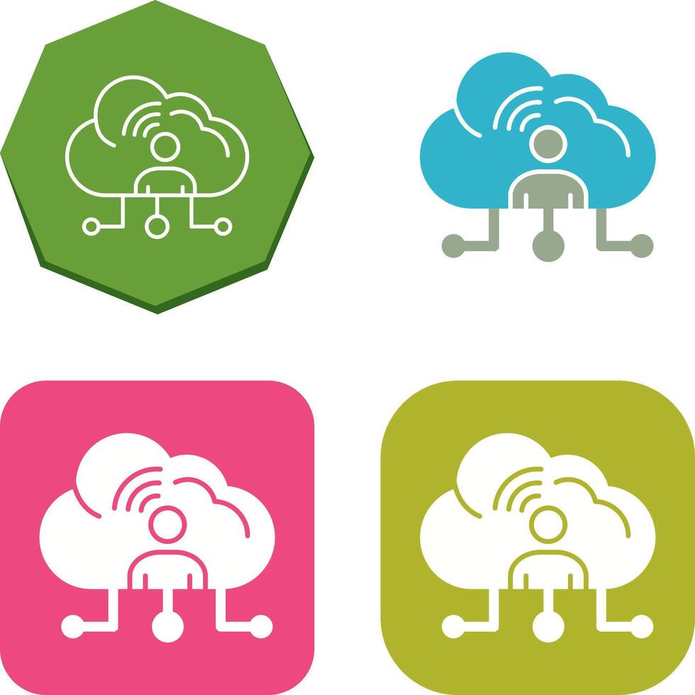 Network Icon Design vector