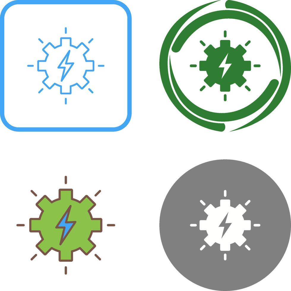 Electricity Icon Design vector