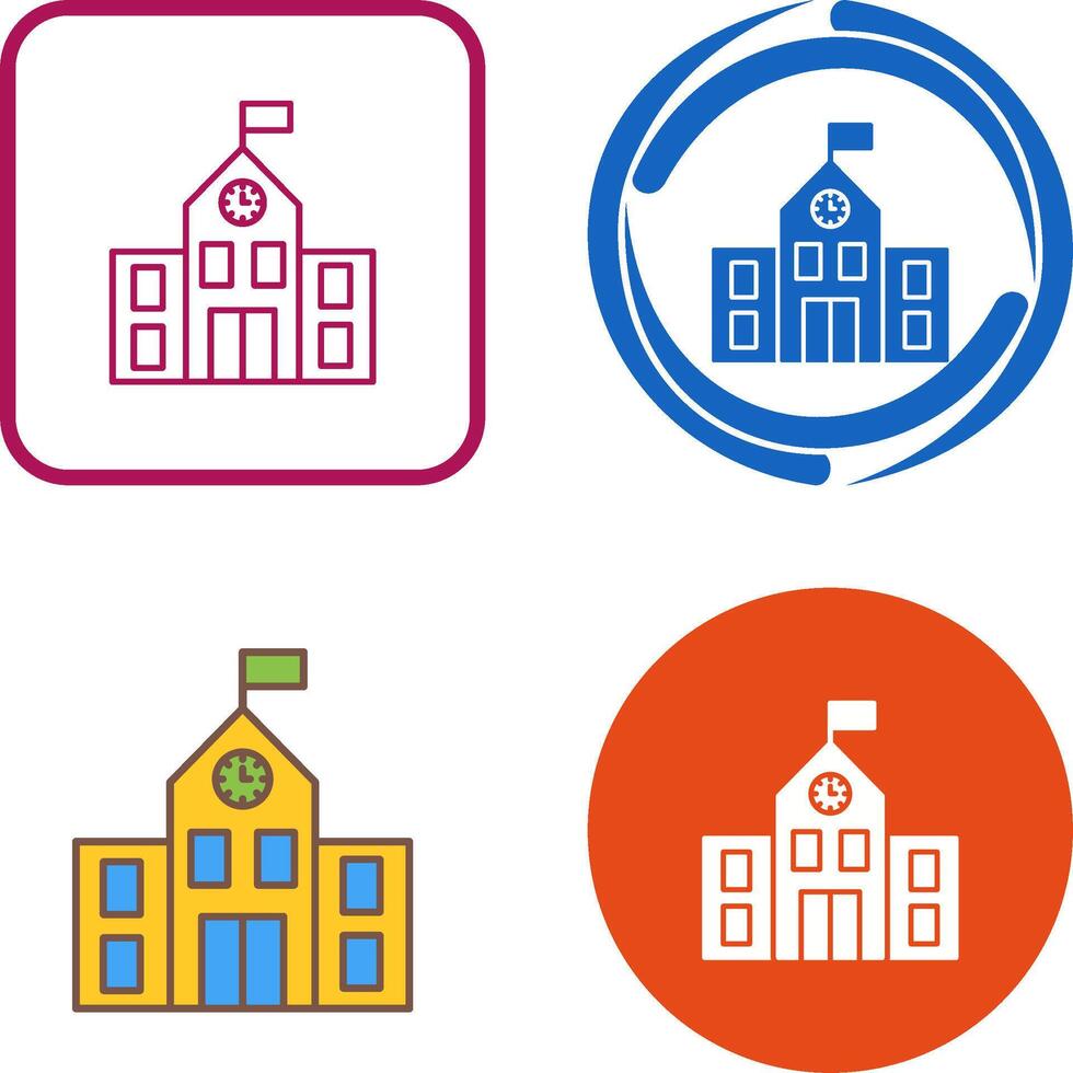 School Icon Design vector