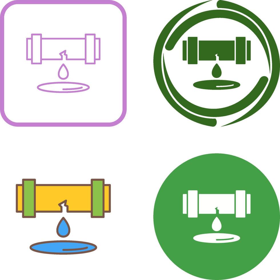 Leak Icon Design vector