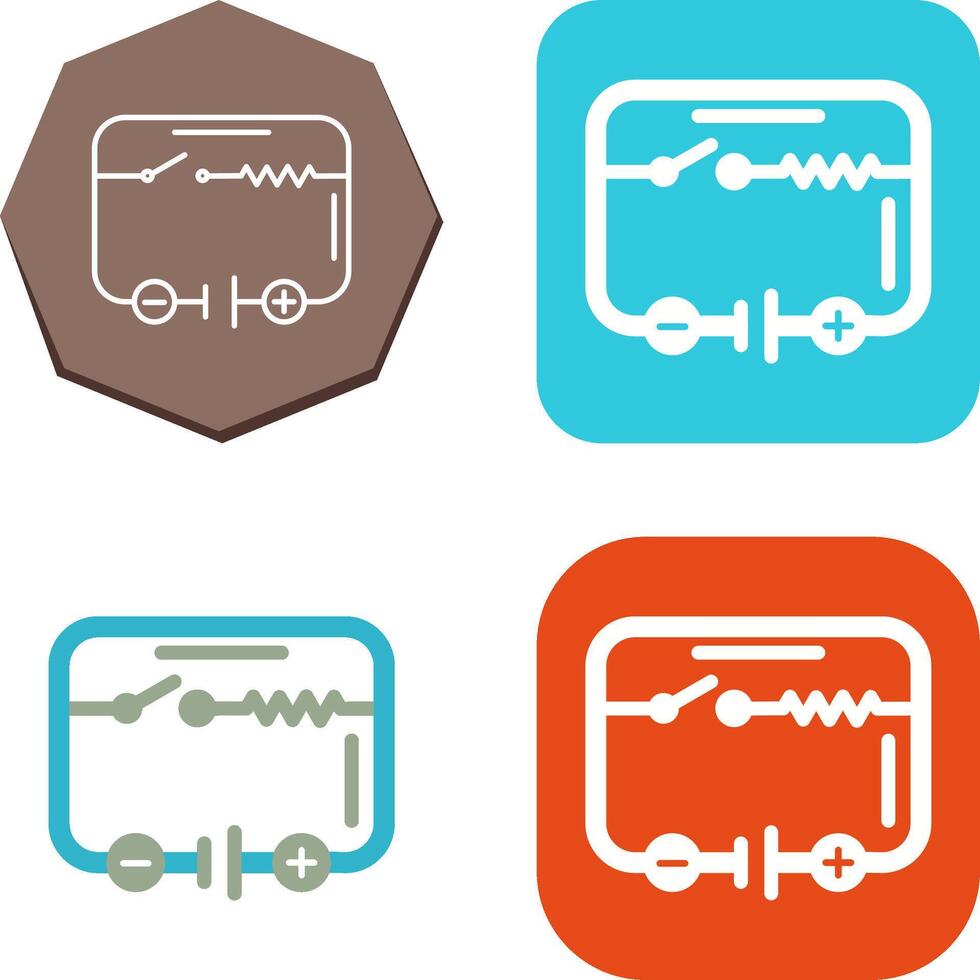 Electrical Circuit Icon Design vector