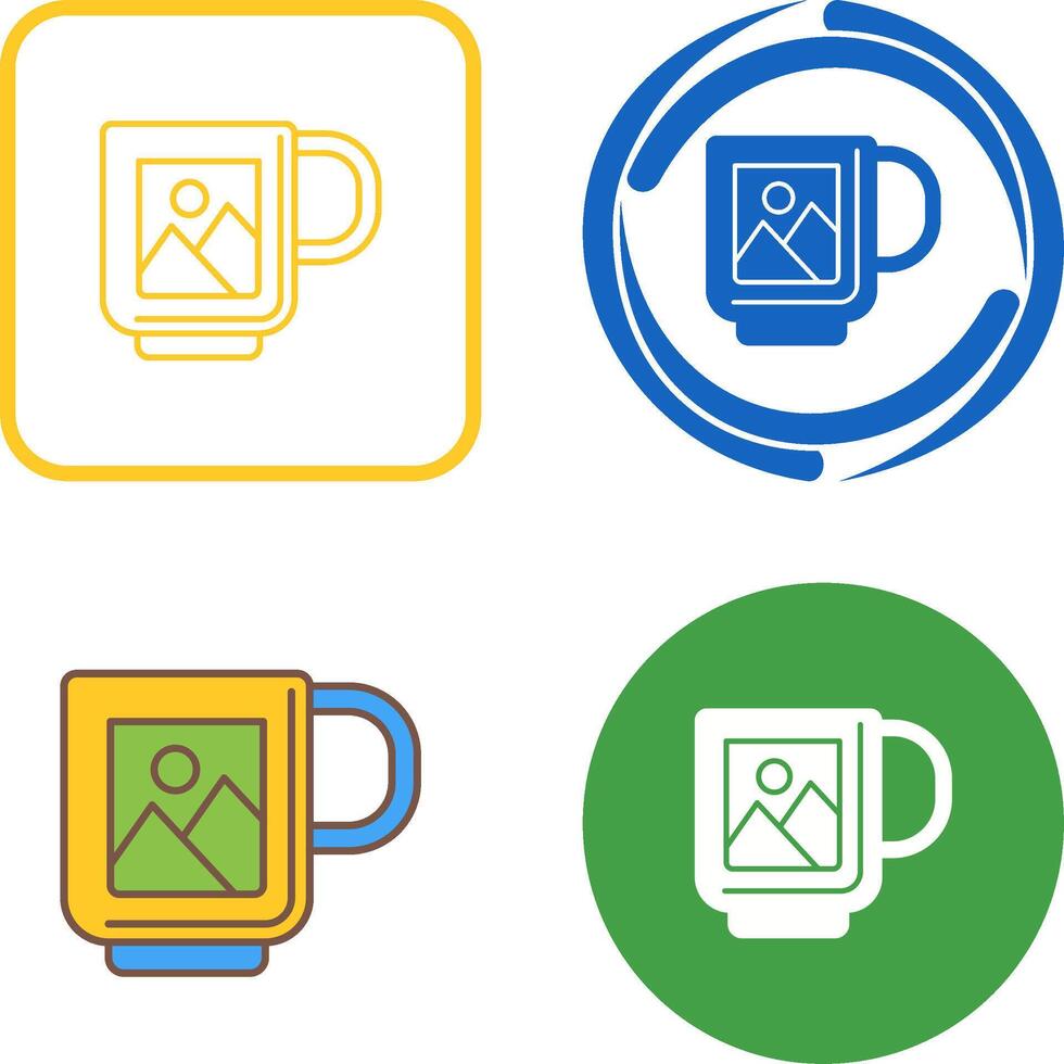 Mug Icon Design vector