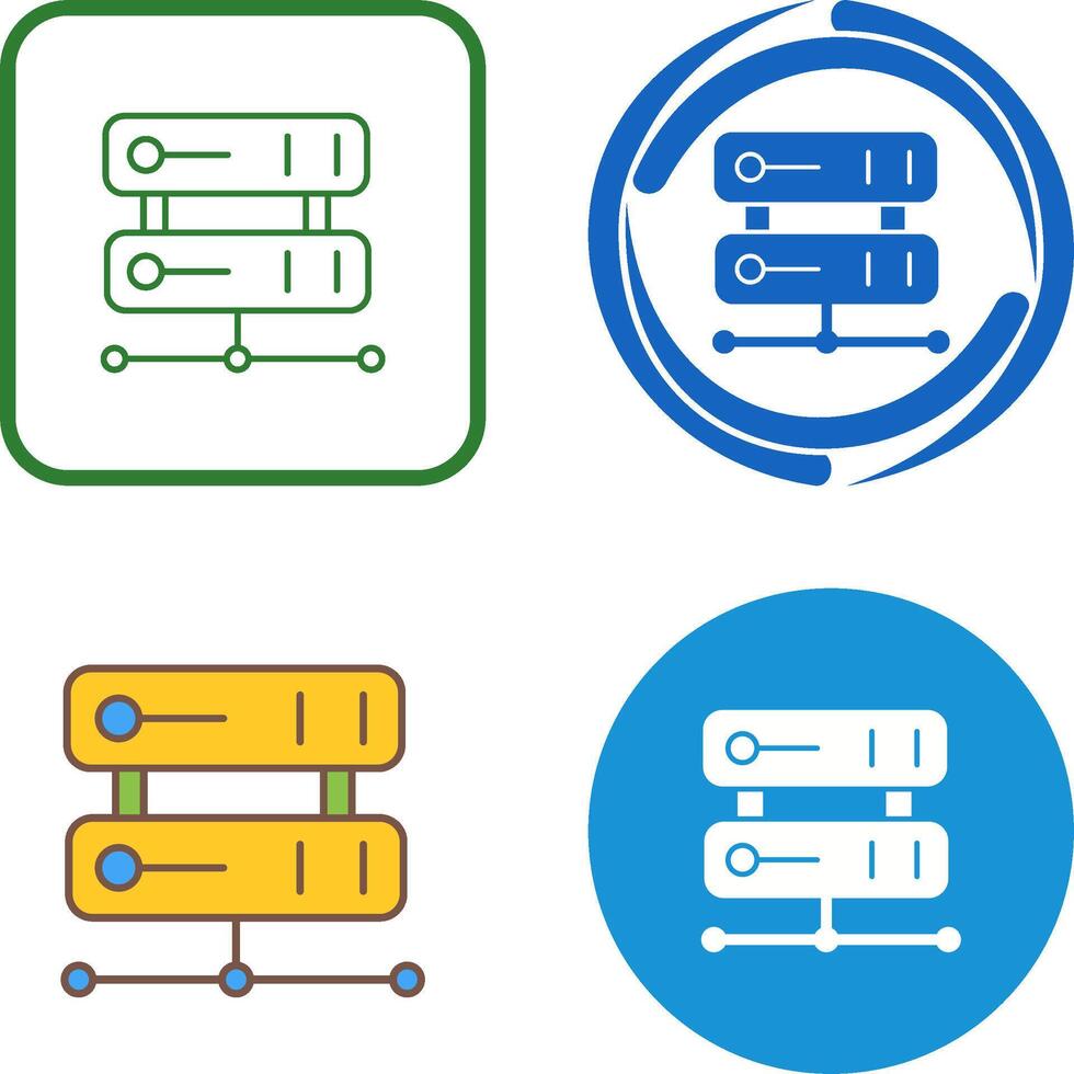 Server Icon Design vector