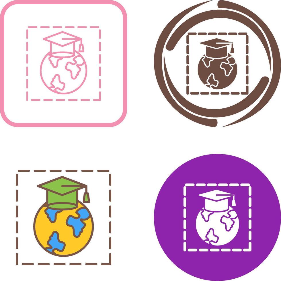 Earth Icon Design vector