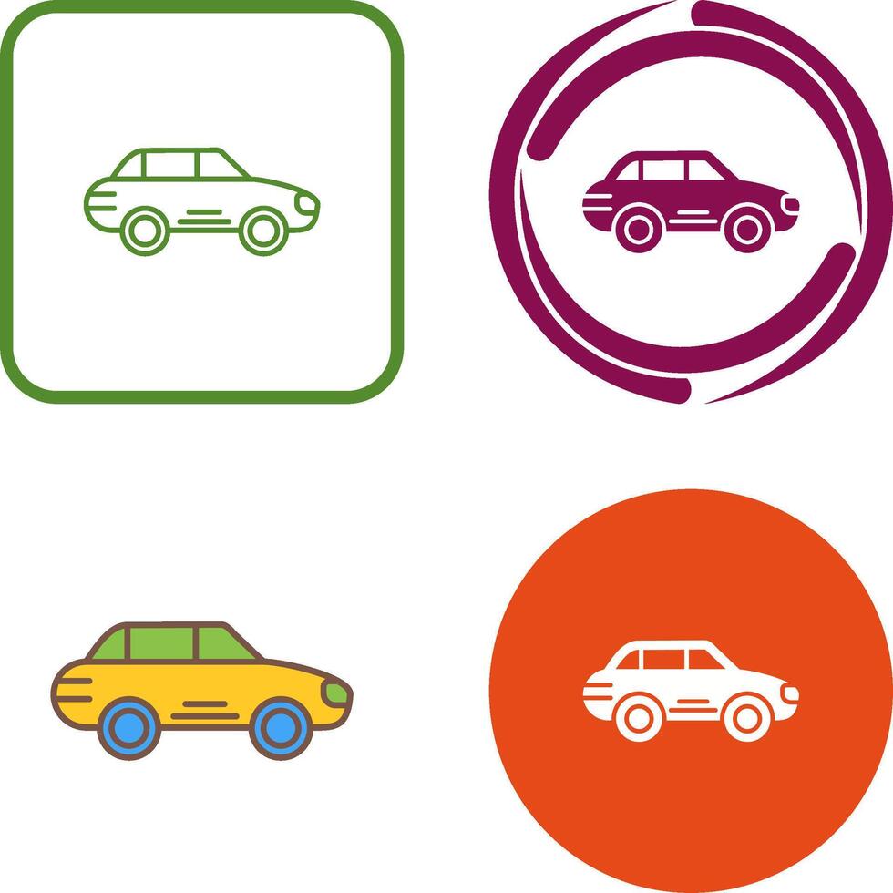 diseño de icono de coche vector