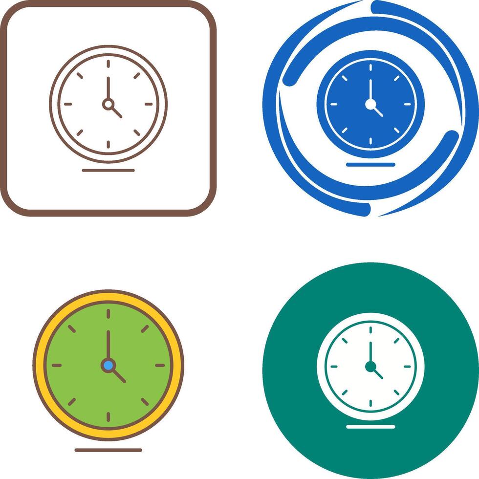 diseño de icono de reloj vector