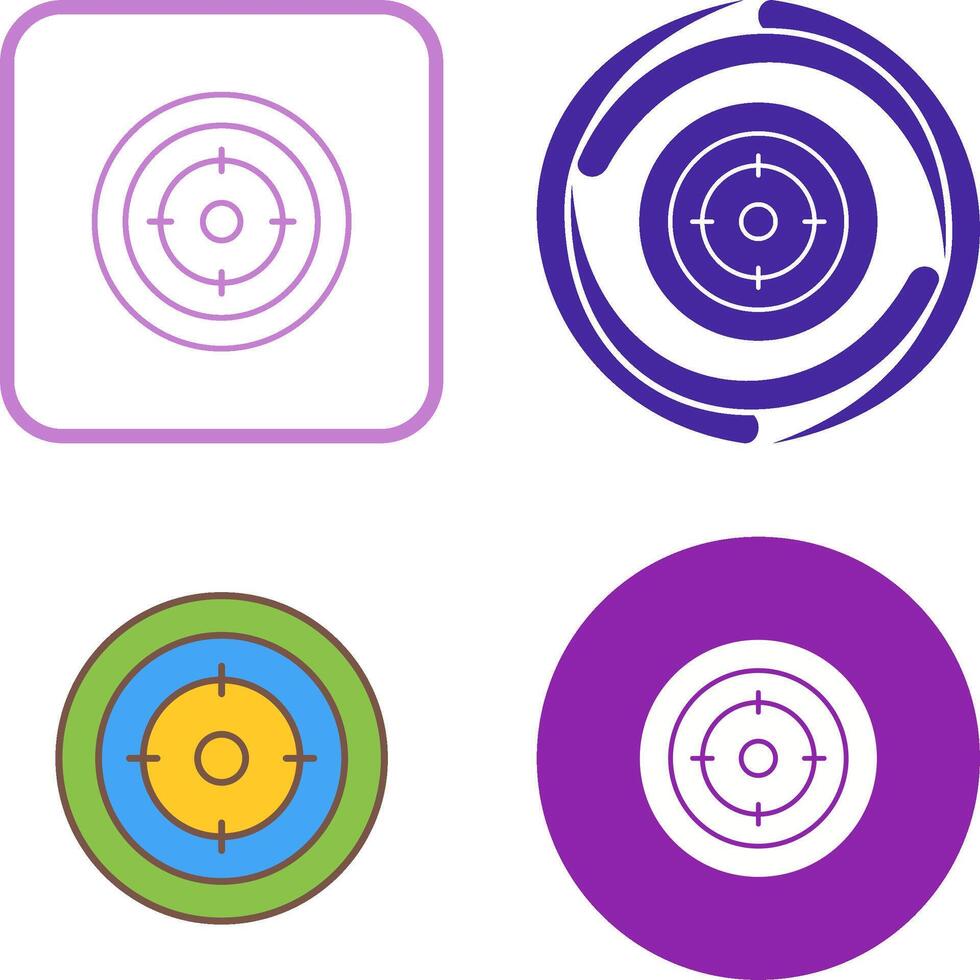 Target Icon Design vector