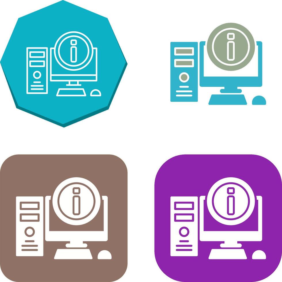 Computer Icon Design vector