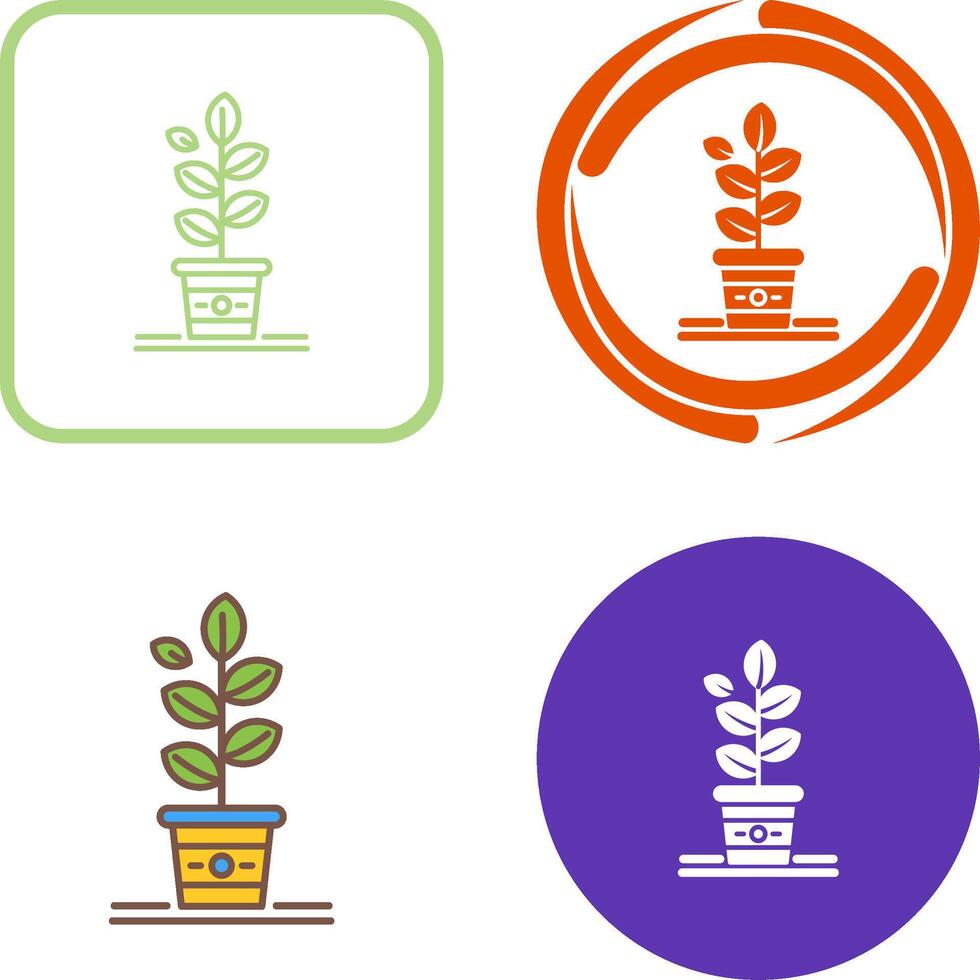 Planting Icon Design vector