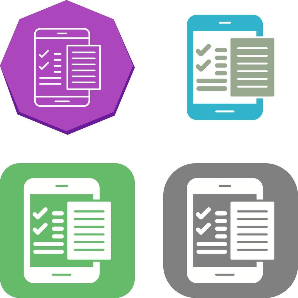 Check List Icon Design vector
