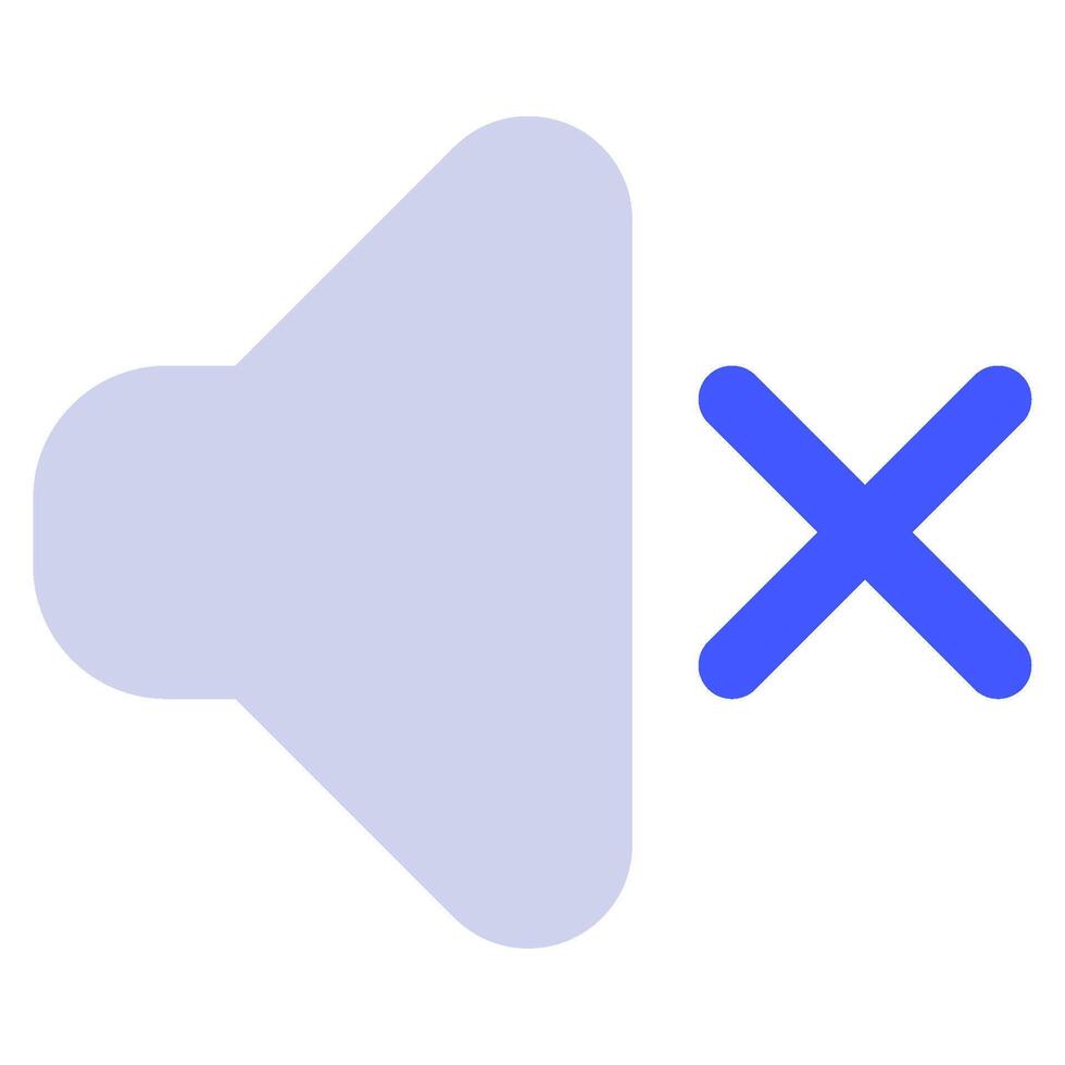 Mute icon for web, app, infographic, etc vector