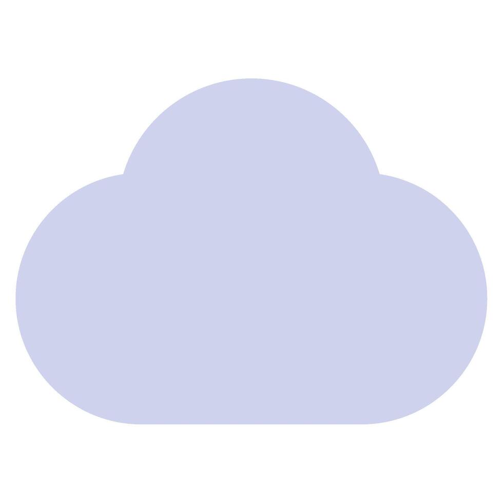 Cloud icon for web, app, infographic, etc vector
