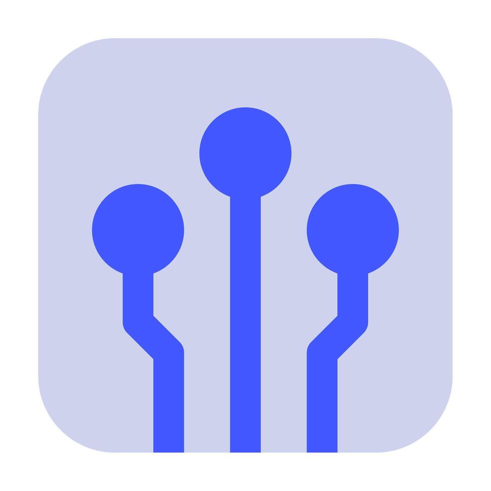 Circuit icon for web, app, infographic, etc vector
