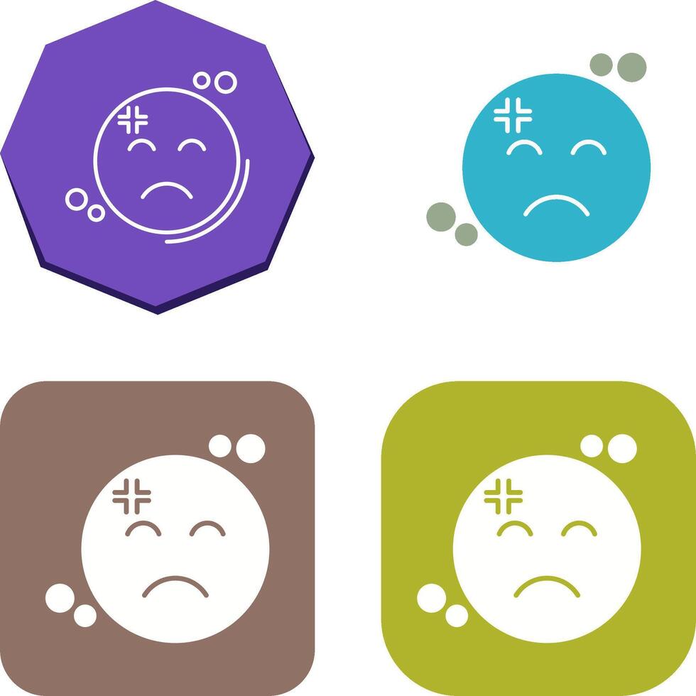 Dissapointment Icon Design vector