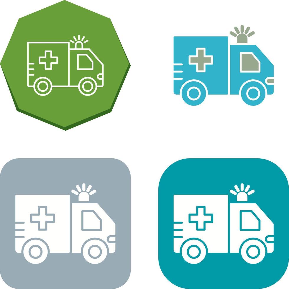 Ambulance Icon Design vector