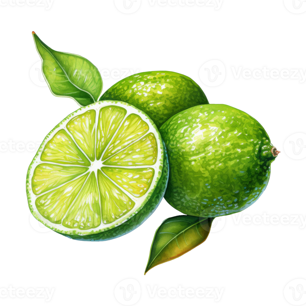 A Fresh Lime Wedge Garnish png
