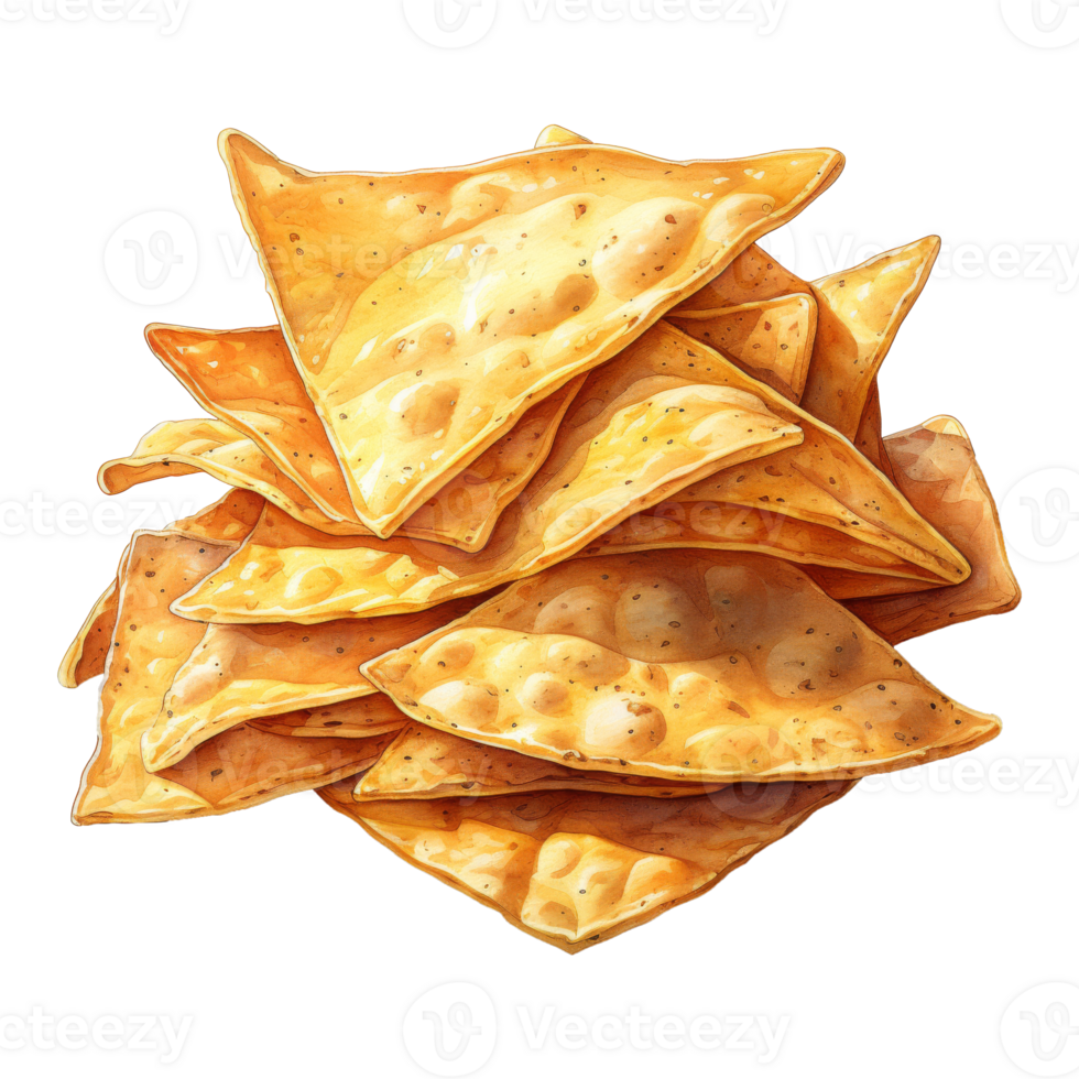 Triangular Tortilla Chips Stack png