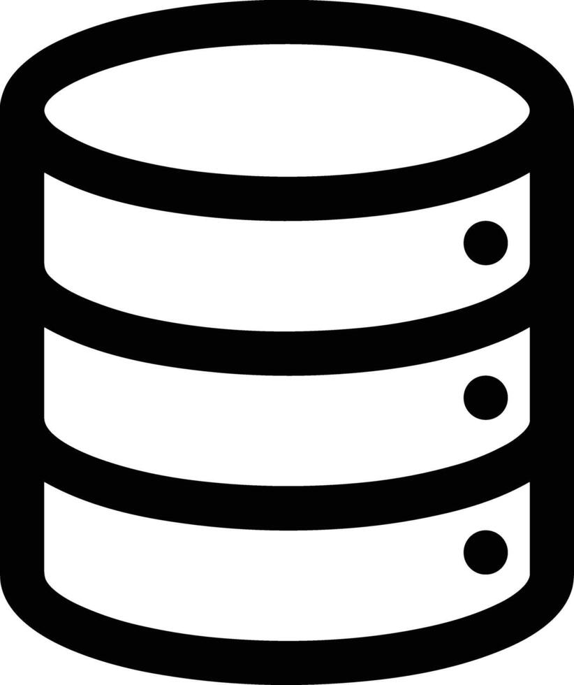 Storage data icon symbol image for database illustration vector