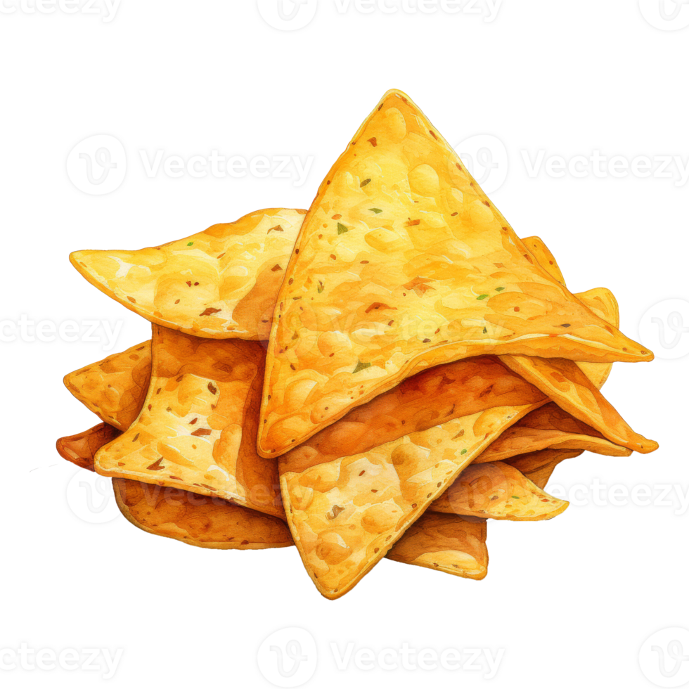Triangular Tortilla Chips Stack png