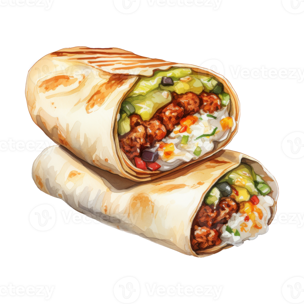 Burrito Display Ready for Devouring png