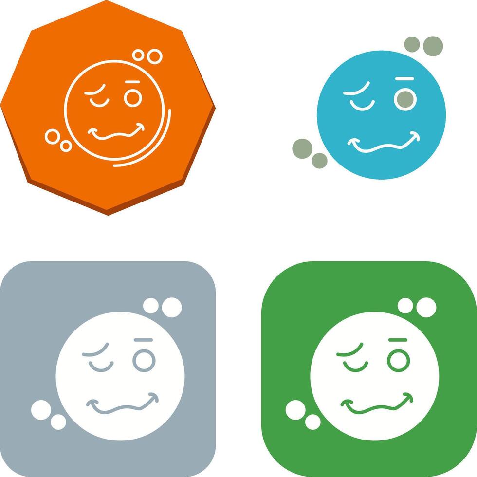 Drunk Icon Design vector