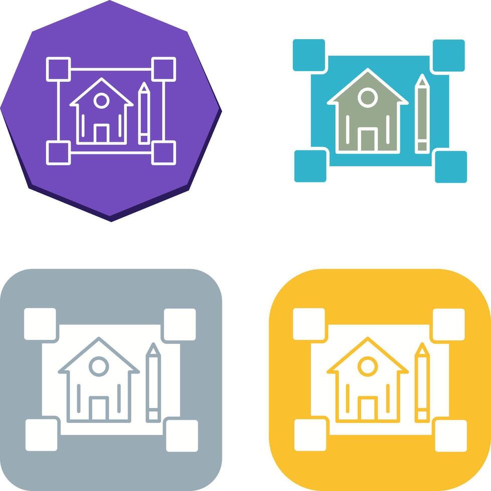 diseño de icono de plano vector