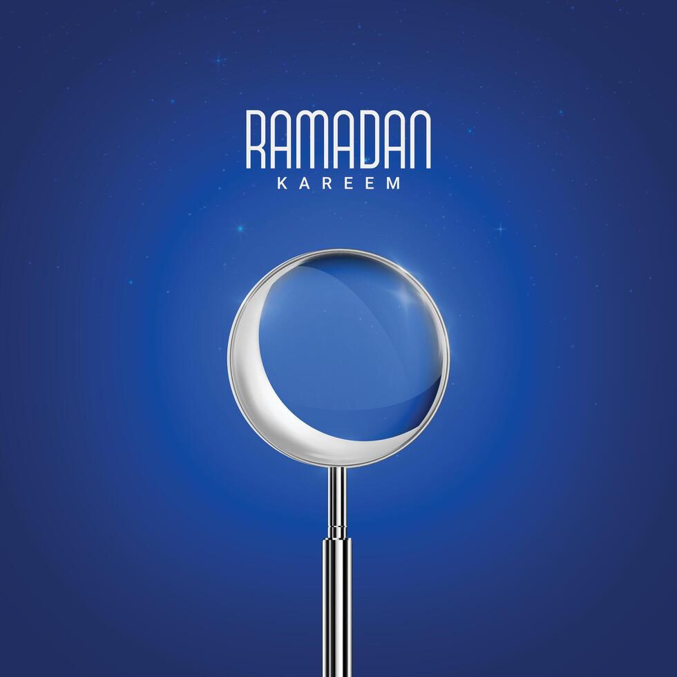 Ramadan Kareem creative design for social media ads vector
