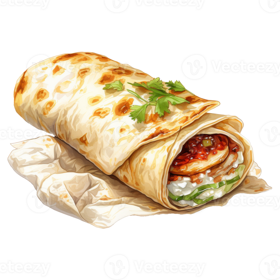Burrito Display Ready for Devouring png