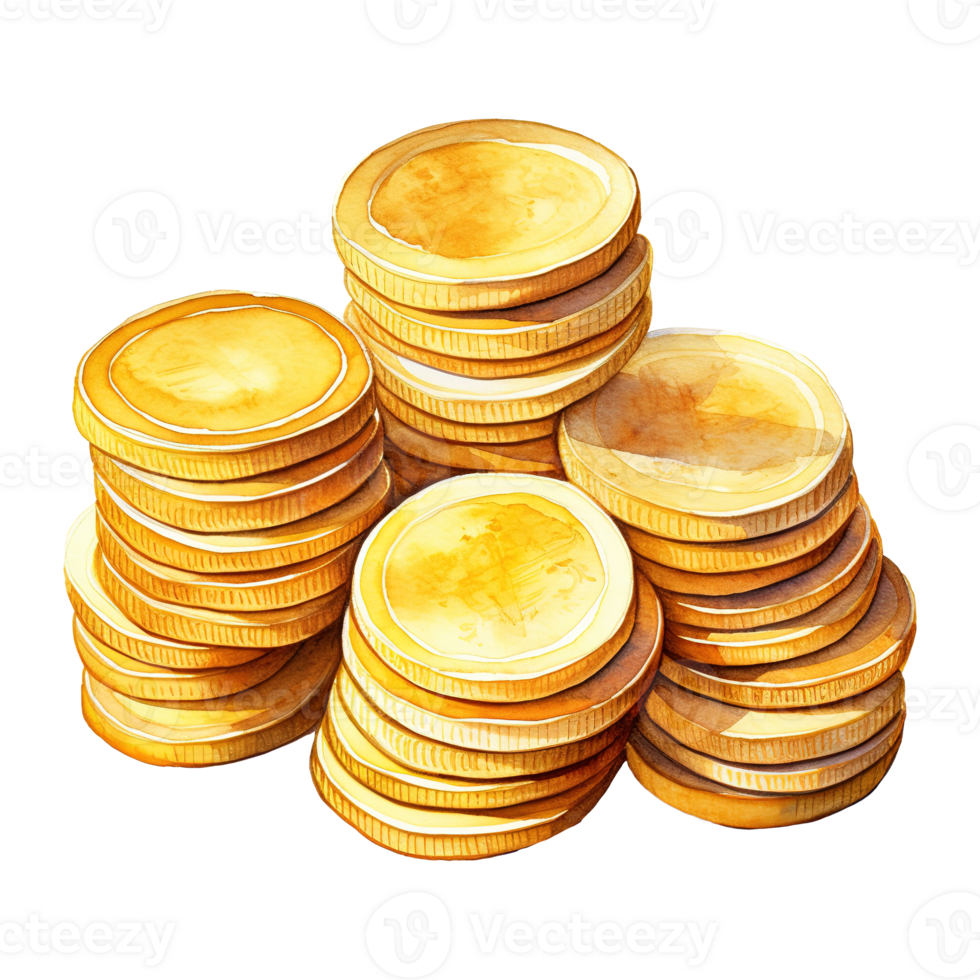 Assorted Coins in a Bunch png